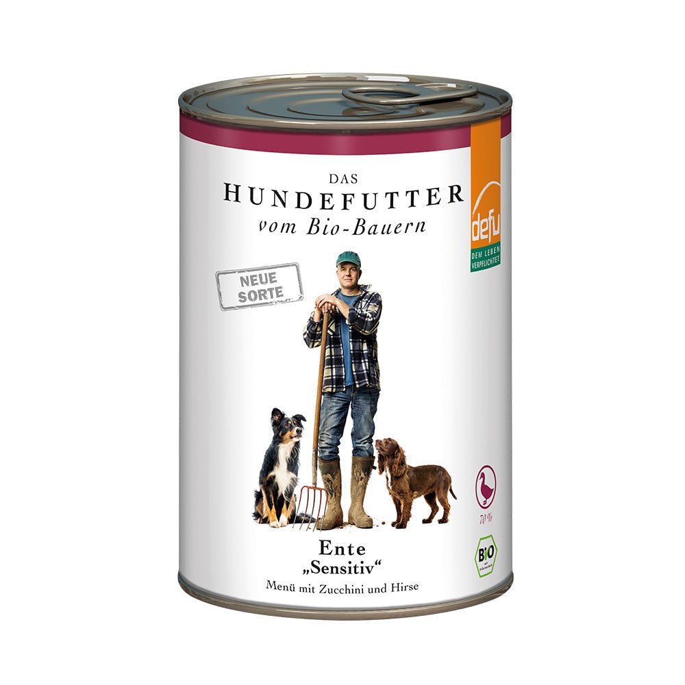 Defu Hund Ente "Sensitiv" – Nassfutter