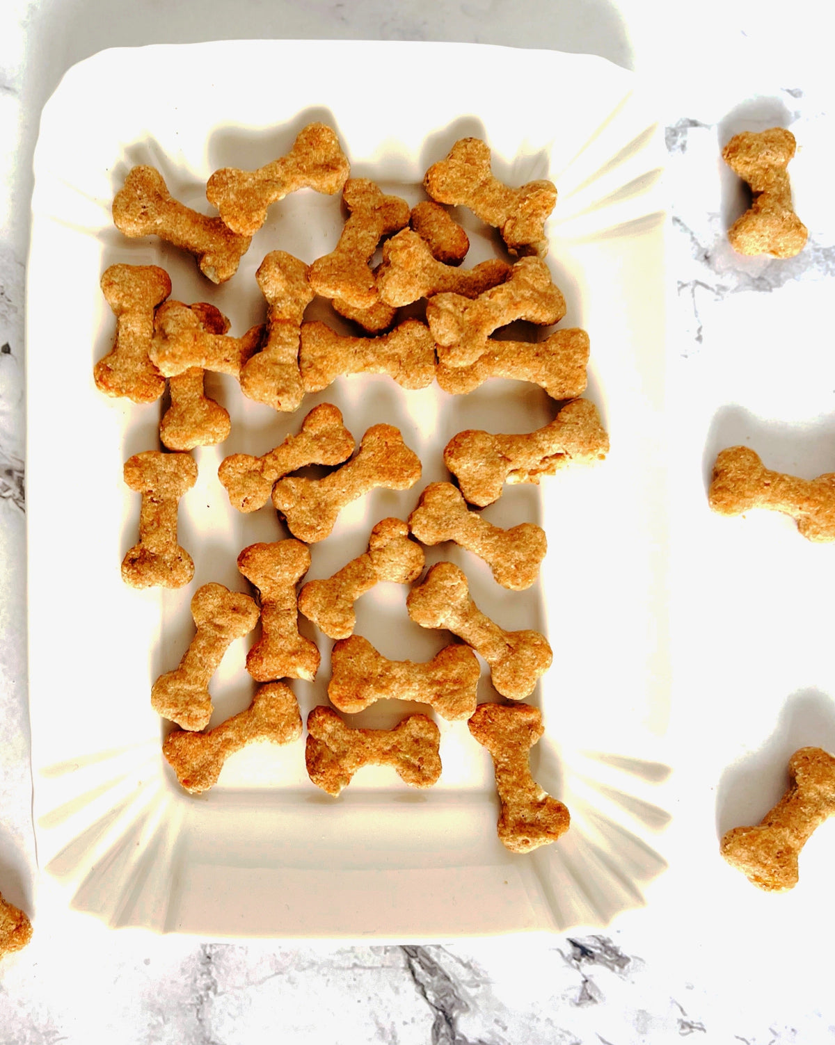 Bananen-Erdnuss-Leckerli für Hunde, vegan, handgemacht in Lugano