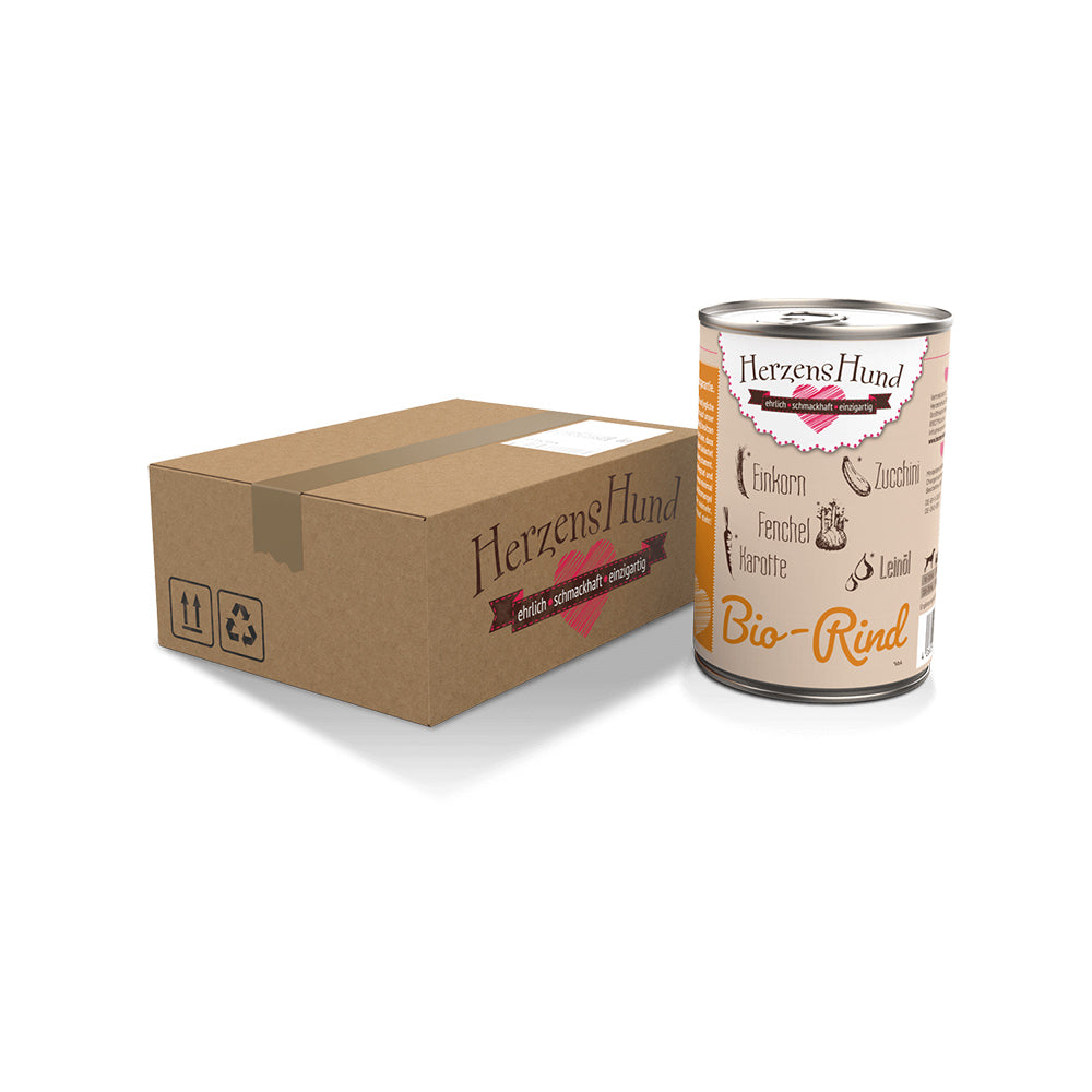 HerzensHund Bio-Rind mit Bio-Gemüse für Hunde – Nassfutter, Bild 3