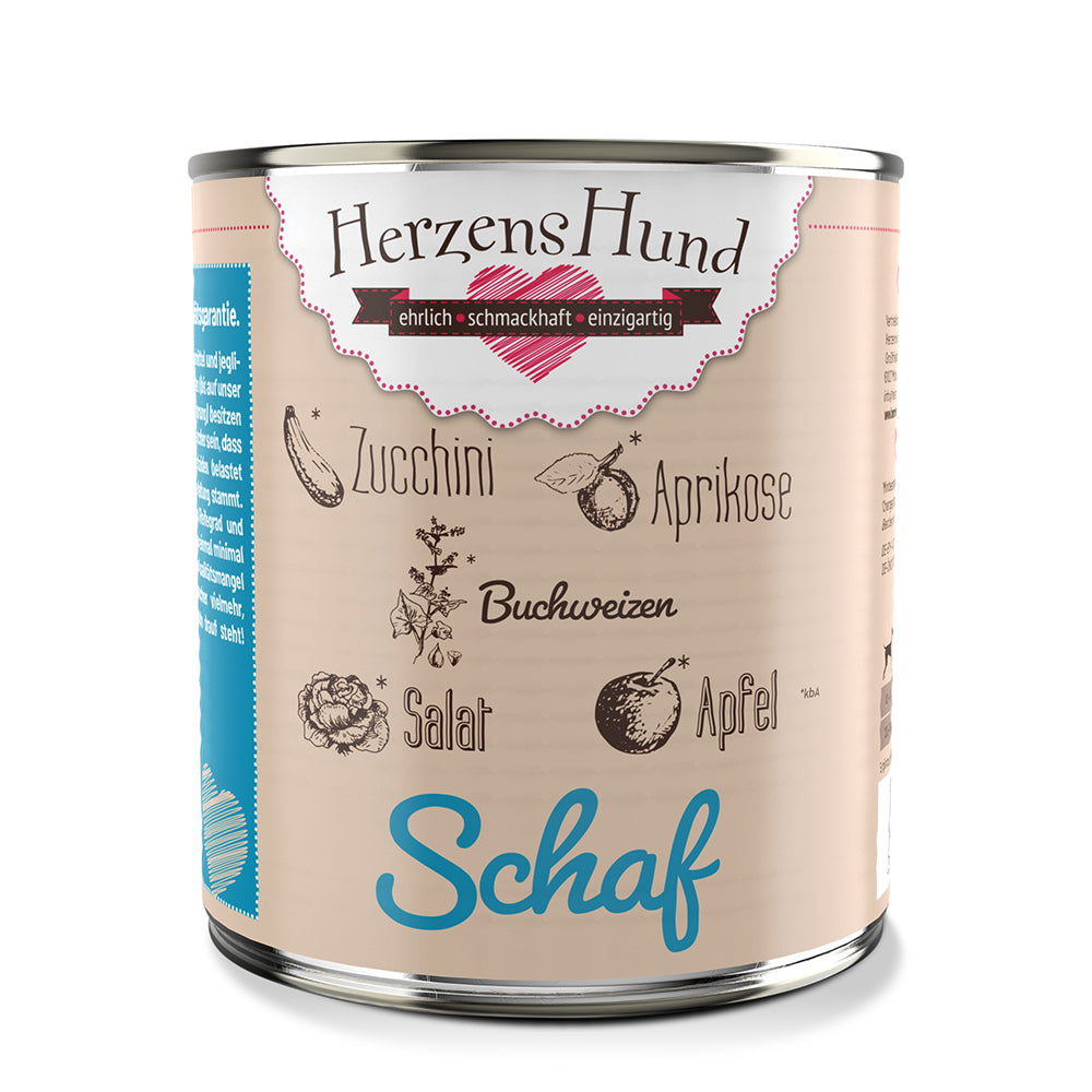 HerzensHund Schaf mit Buchweizen für Hunde – Nassfutter, Bild 4