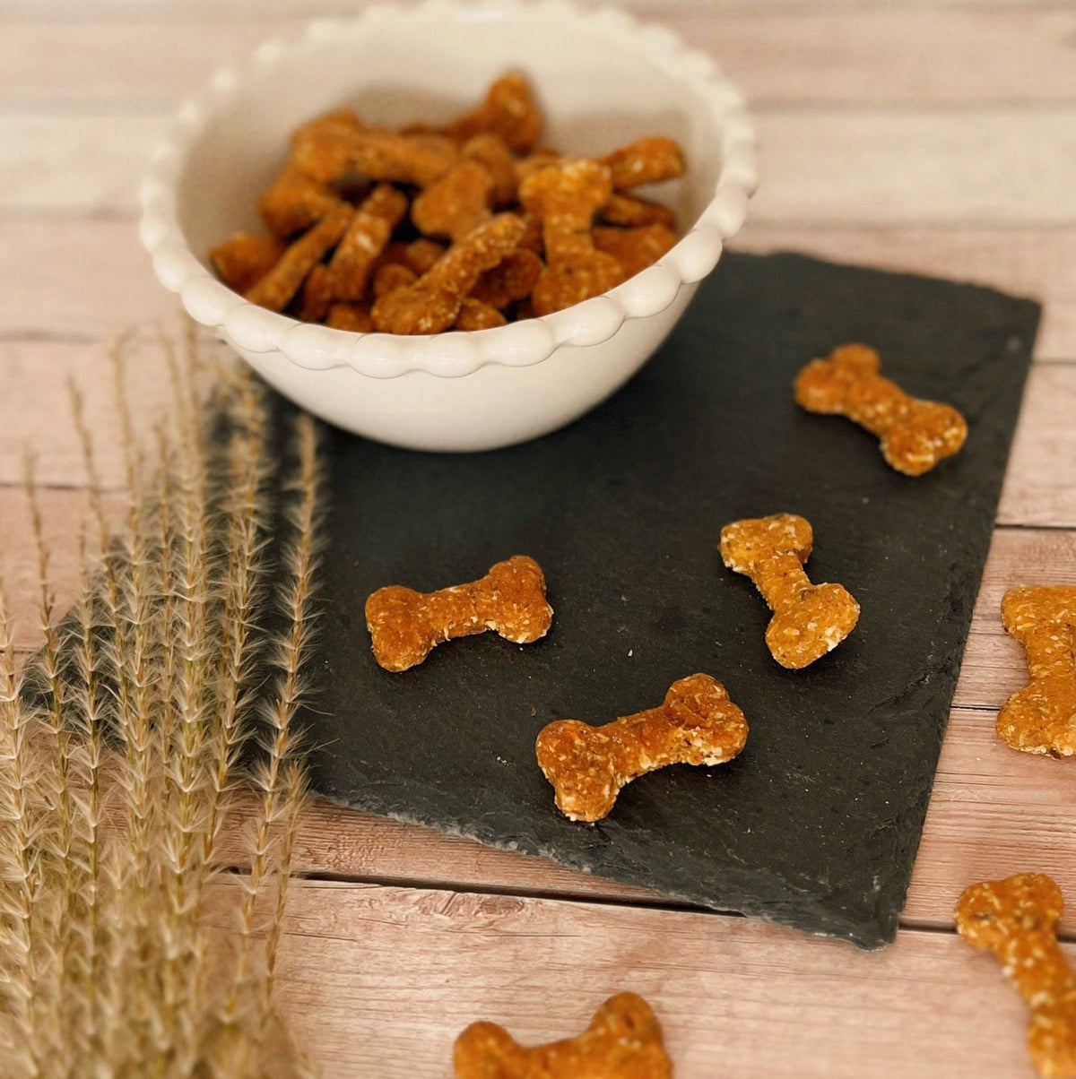 Süsskartoffel-Kokos-Leckerli für Hunde, vegan, handgemacht in Lugano, Bild 2
