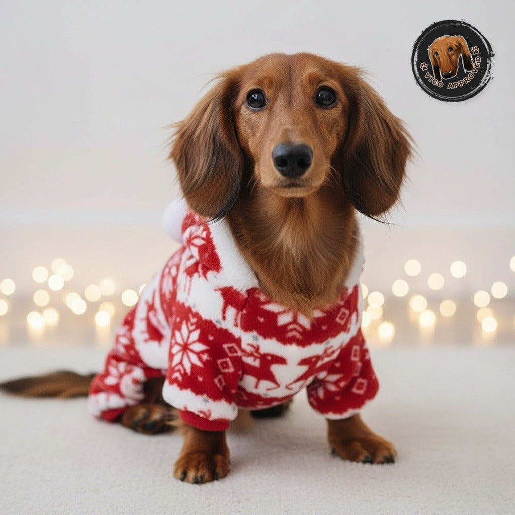 Vico im SleepyPaws Fleece-Pyjama