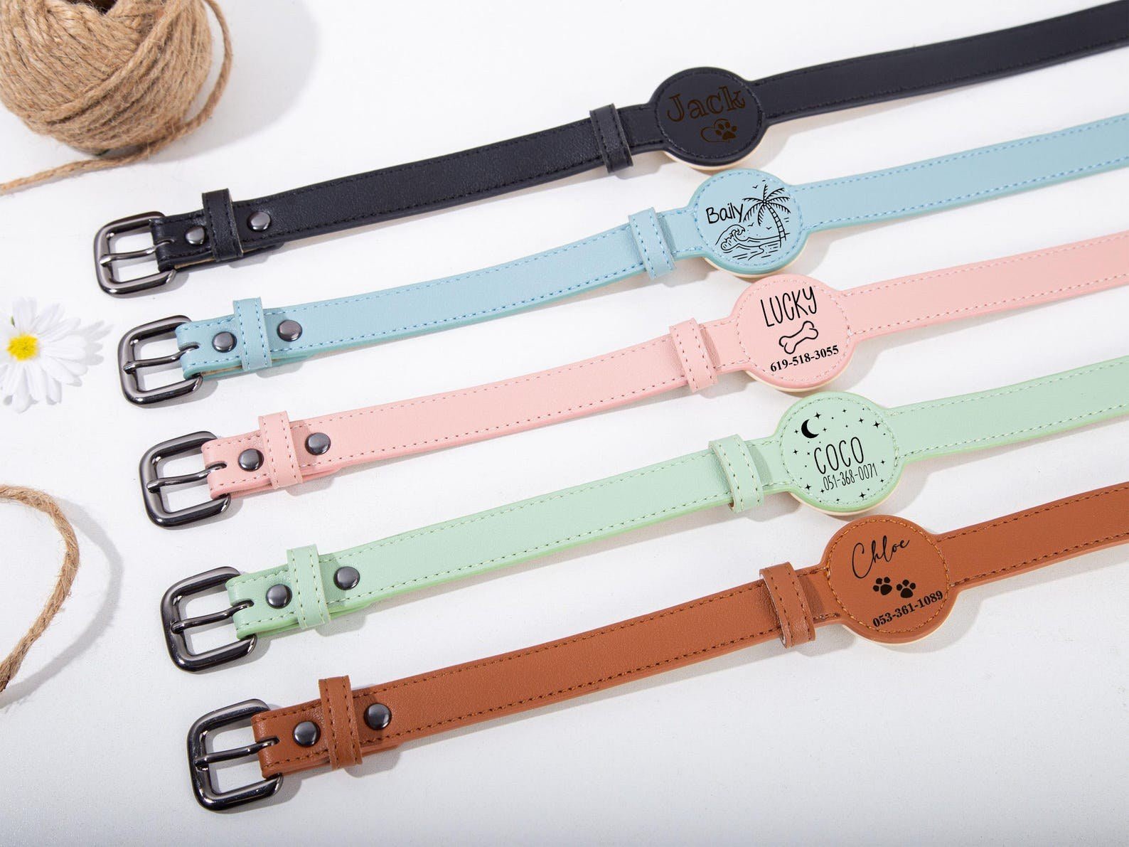 VicoTrack AirTag-Halsband mit Gravur (personalisierbar), Hundehalsband, Produktbild 7