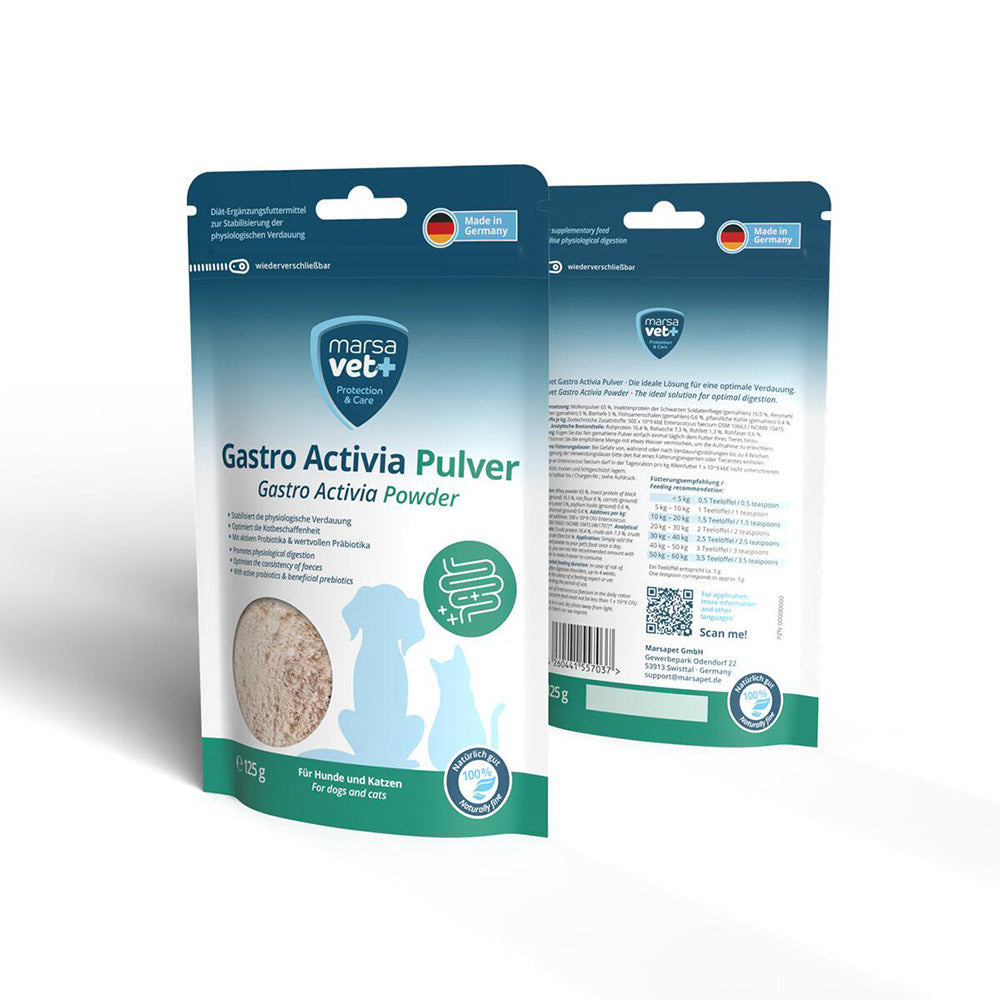 Marsavet Gastro Activia Pulver 120g – Ergänzungsfutter für Hunde