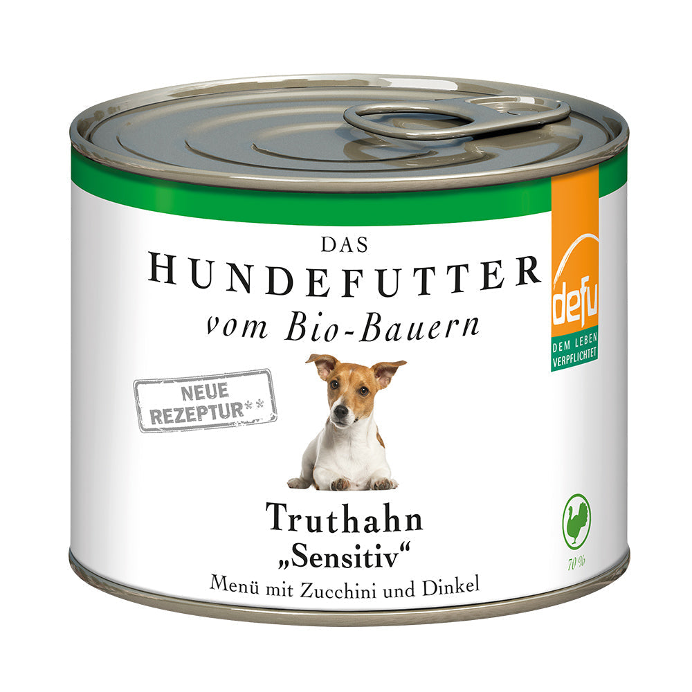 Defu Hund Truthahn "Sensitiv" – Nassfutter
