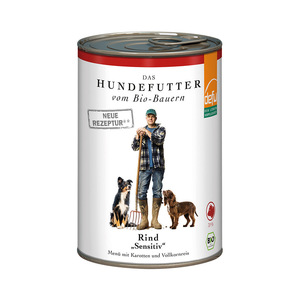 Defu Hund Rind "Sensitiv" – Nassfutter, Bild 3