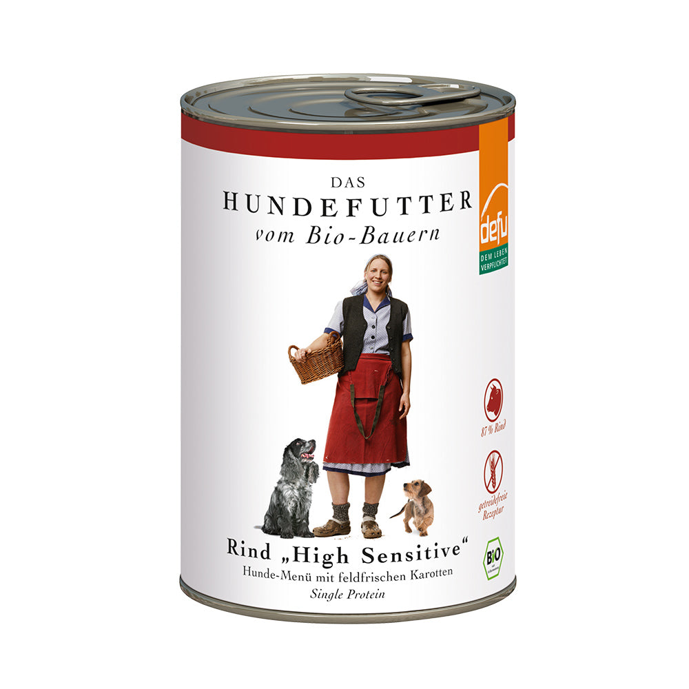 Defu Hund Rind "Sensitiv getreidefrei" – Nassfutter, Bild 2