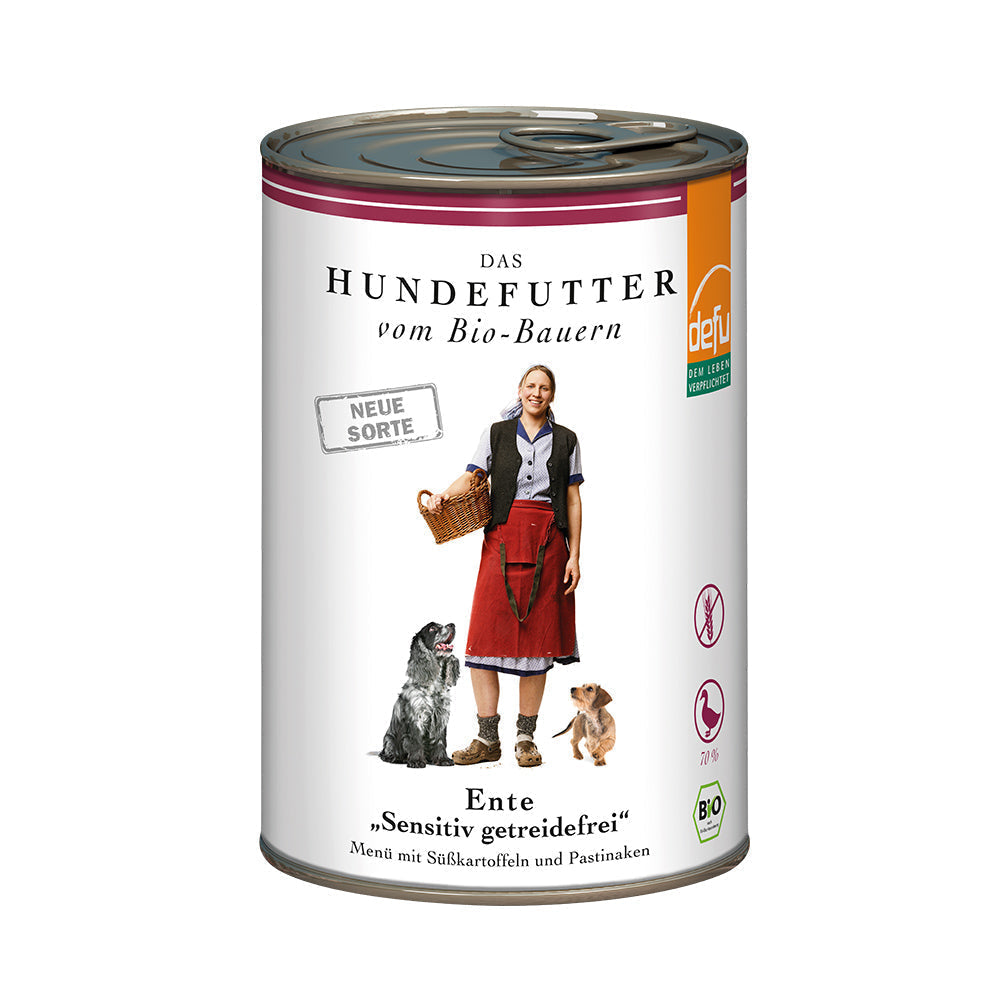 Defu Hund Ente "Sensitiv getreidefrei" – Nassfutter, Bild 2