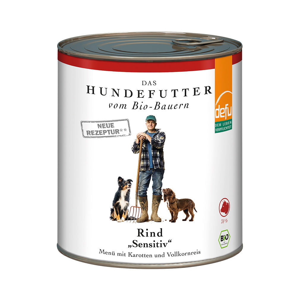 Defu Hund Rind "Sensitiv" – Nassfutter, Bild 2