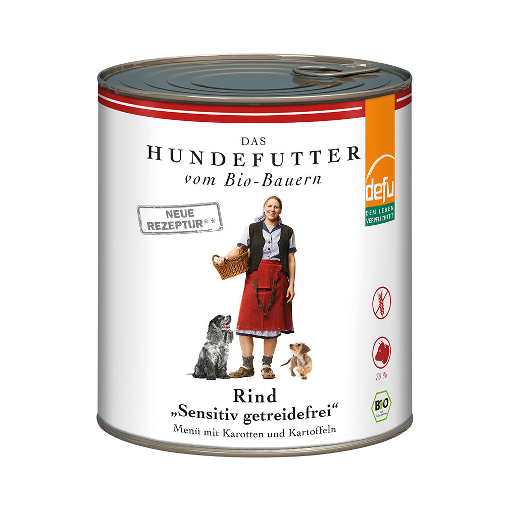 Defu Hund Rind "Sensitiv getreidefrei" – Nassfutter, Bild 3