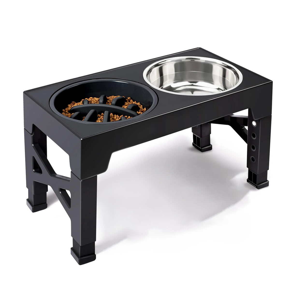 HighDine - Elevated Dog Bowl Stand (Height-Adjustable)