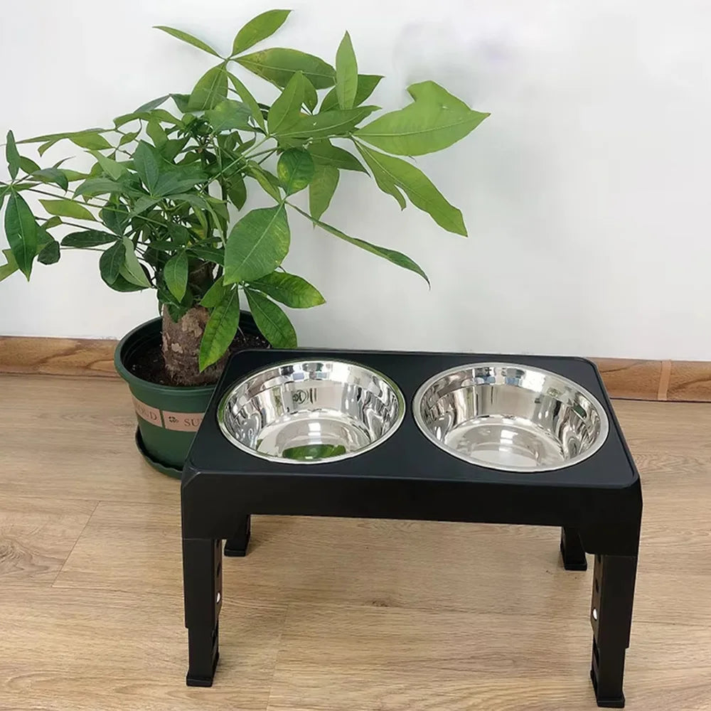HighDine - Elevated Dog Bowl Stand (Height-Adjustable)