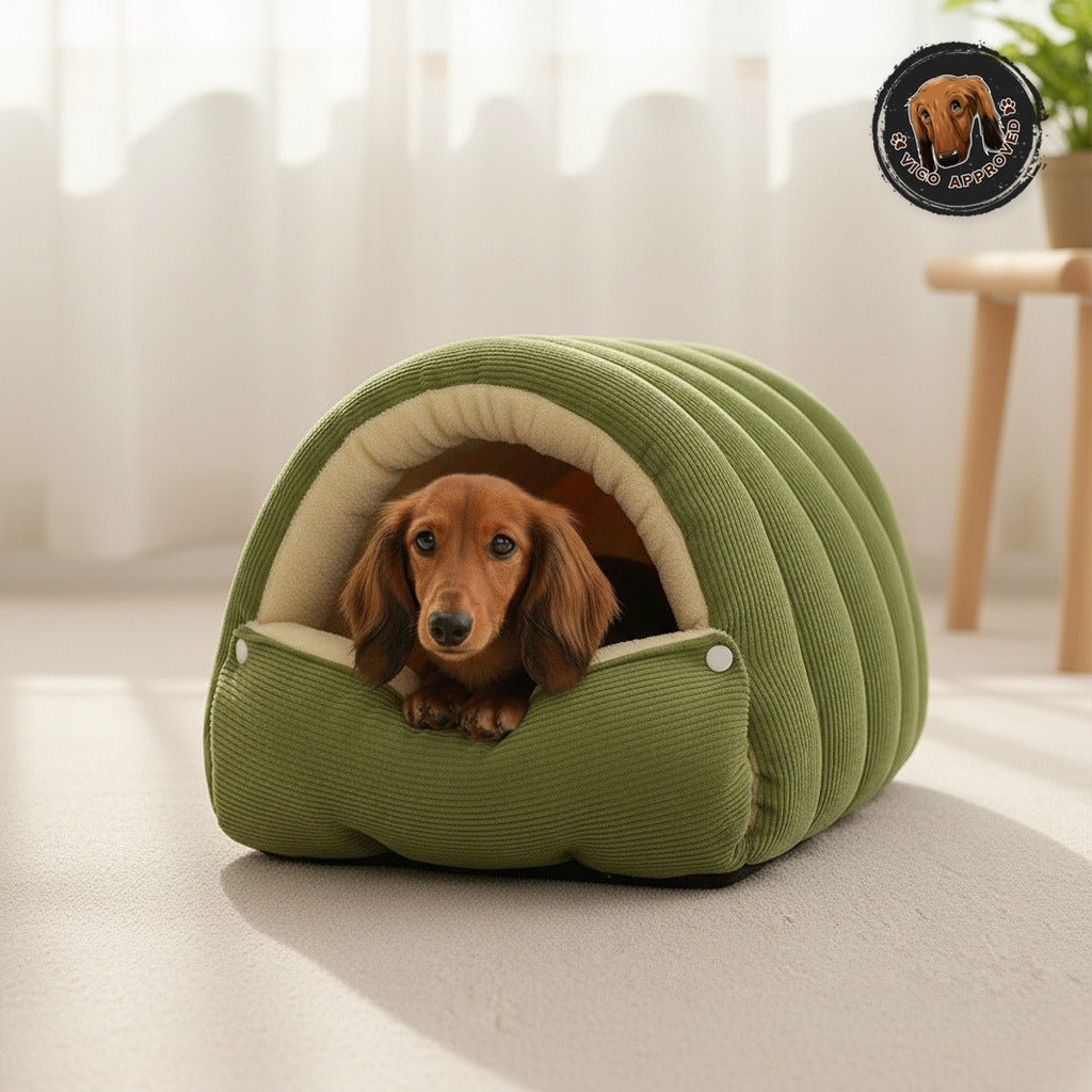Vico in der CozyCave Kuschelhoehle