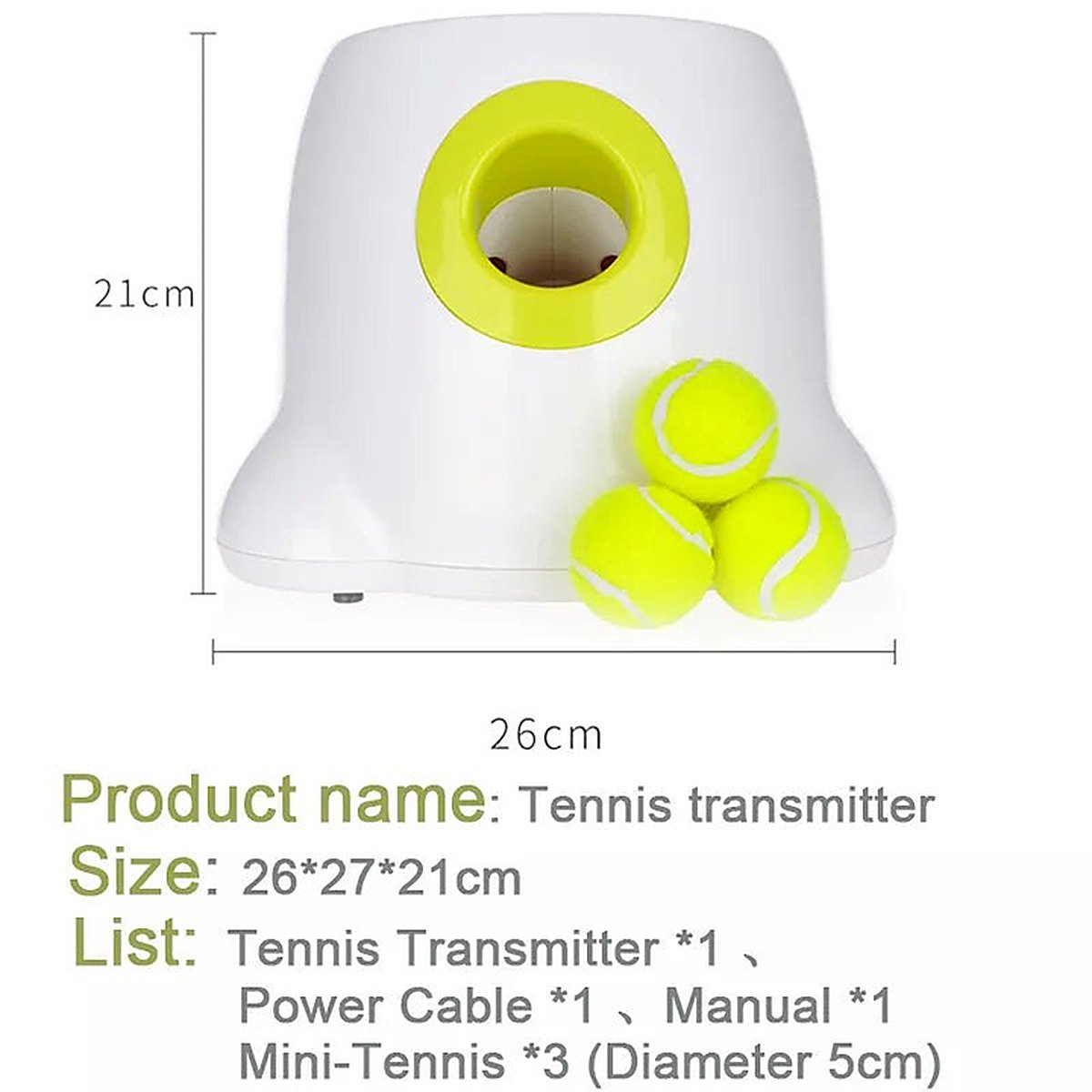 FetchMaster - Automatische Ballwurfmaschine von Vico's Hundewelt, Ballwurfmaschine für Hunde