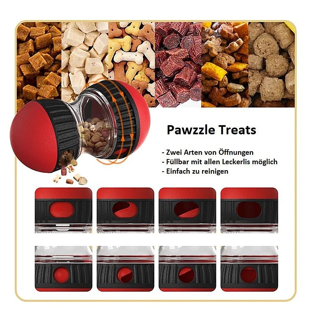 Pawzzle Treats - Die Herausforderung für schlaue Hunde, Hundespielzeug