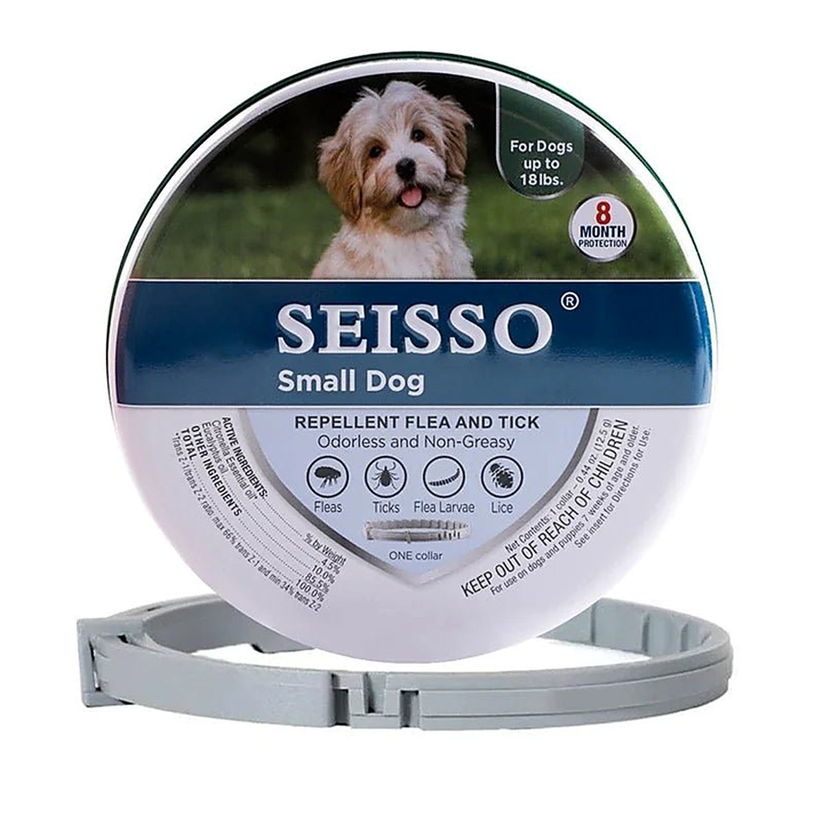 Seisso Floh- und Zeckenschutz, Hundehalsband