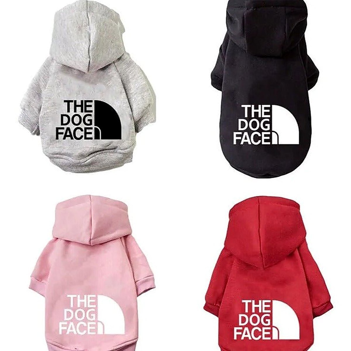 "The Dog Face" Pullover, Hundepullover in den Grössen XS bis 9XL