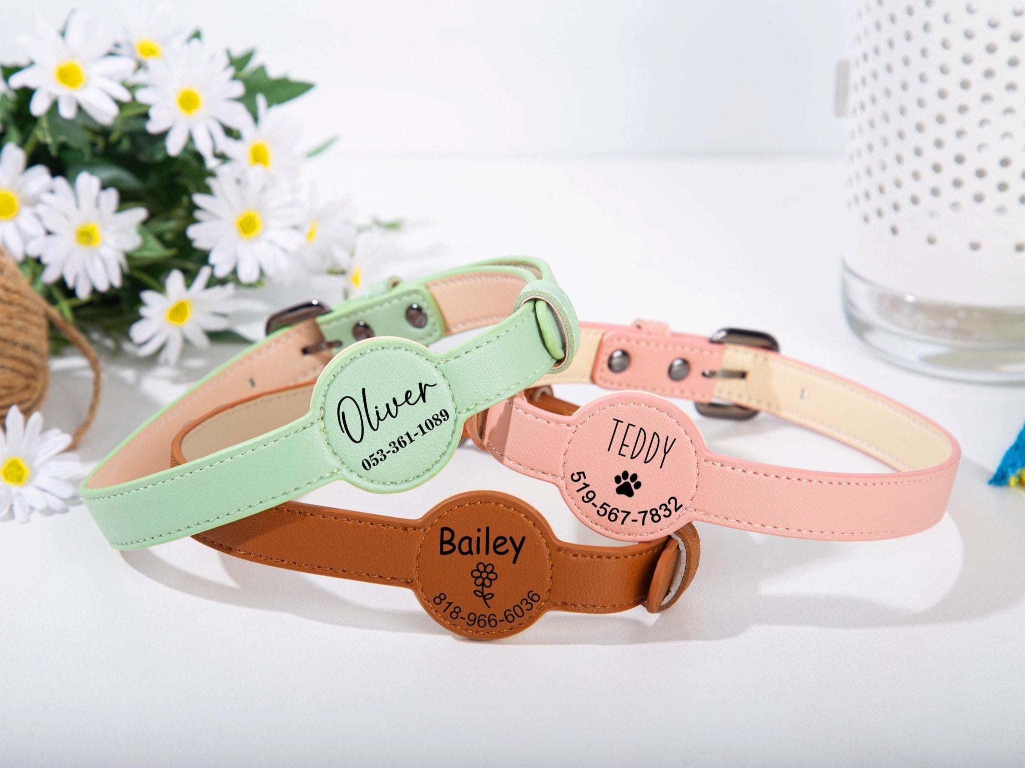 VicoTrack AirTag-Halsband mit Gravur (personalisierbar) - Vico's Hundewelt (8508310835166)