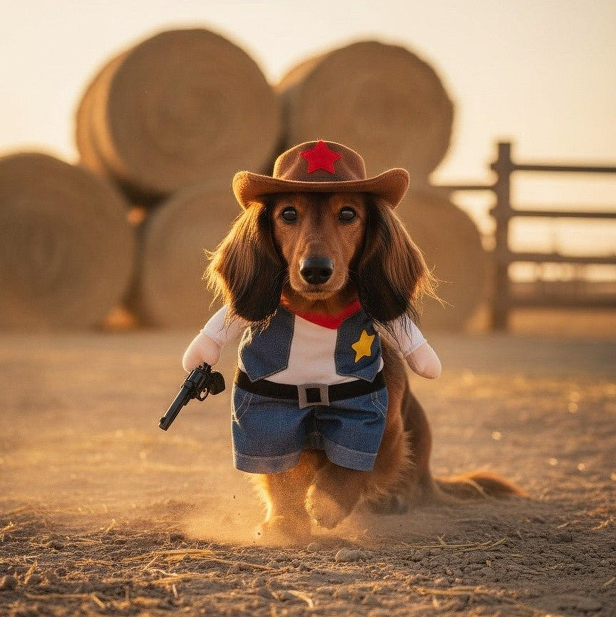 WildWest Cowboy Hundekostüm, Hundekostüm von Vico's Hundewelt
